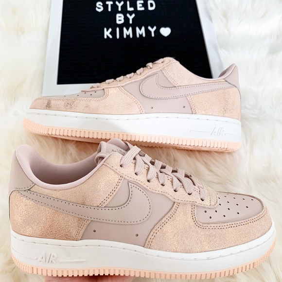 Nike Shoes - 🌸 Rare NIKE Air Force 1 Sneakers Shoes Metallic